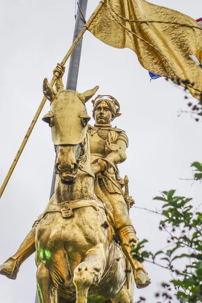 Joan D Arc Statua della cameriera di Orleans a New Orleans — Foto Stock