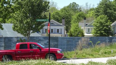 Walkind ölü konum Senoia Gürcistan - Senoia, Gürcistan - Nisan film. 23 2016