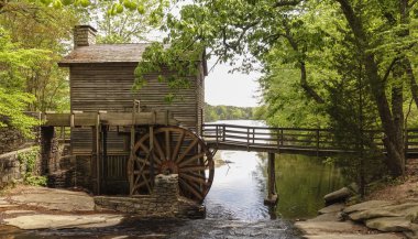 Romantik Mill, taş Dağı Milli Parkı - Stone Mountain, Gürcistan - 20 Nisan 2016