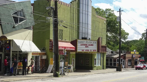 Teatro y teatro en Little 5 Points Atlanta - ATLANTA, GEORGIA - ABRIL. 20 2016 —  Fotos de Stock