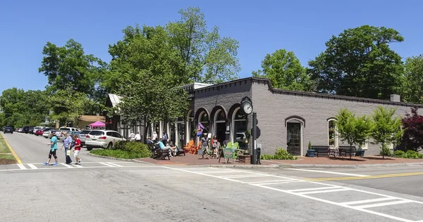 Hermosa zona histórica en Senoia Georgia - SENOIA, GEORGIA - ABRIL. 23 2016 — Foto de Stock