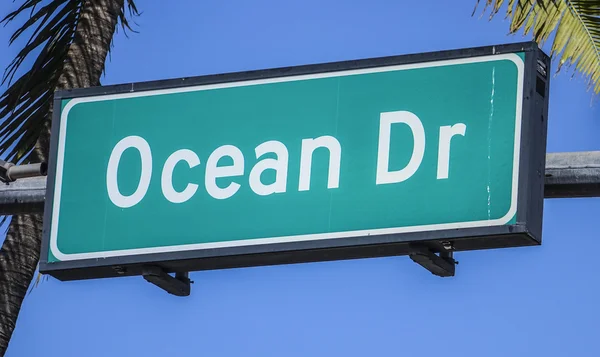 Ocean Drive Miami Beach Florida — Foto de Stock
