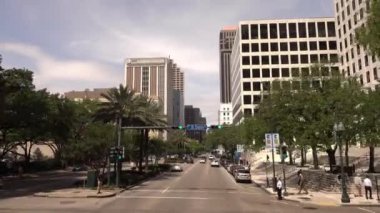 Nola şehrinde gündüz trafiği - Nola, Usa - 11 Haziran 2019