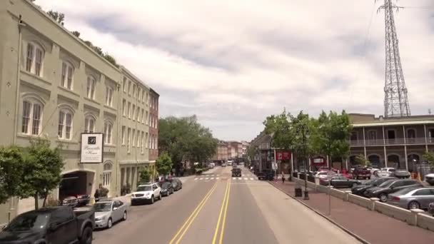 Tagsüber Verkehr Nola City Nola Vereinigte Staaten Juni 2019 — Stockvideo