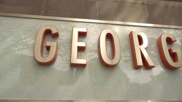 Georgia Aquarium Atlanta Pemberton Place Atlanta Georgie Avril 2016 — Video