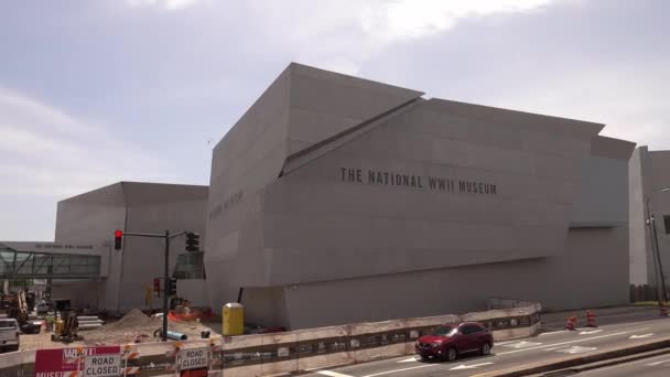 ニューオーリンズ第二次世界大戦博物館第二次世界大戦博物館 ニューオリンズ ルイシアナ エイプリル17 2016 — ストック動画