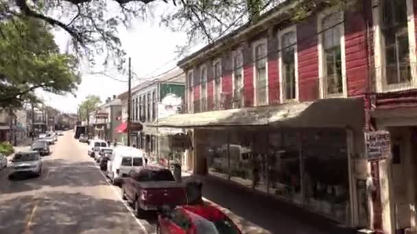 Tagsüber Verkehr Nola City Nola Vereinigte Staaten Juni 2019 — Stockvideo