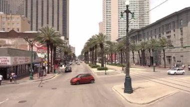 Nola şehrinde gündüz trafiği - Nola, Usa - 11 Haziran 2019