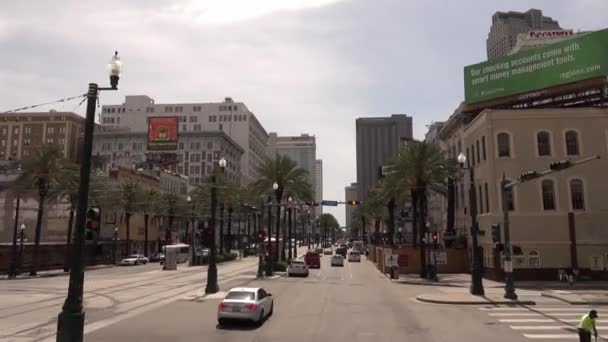 Nola Şehrinde Gündüz Trafiği Nola Usa Haziran 2019 — Stok video