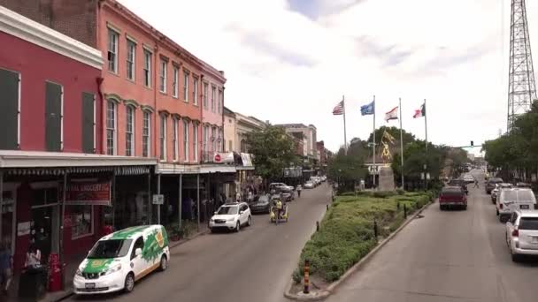 Dagtid Trafik Nola Stad Nola Usa Juni 2019 — Stockvideo