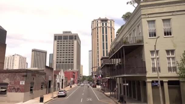 Tráfico Diurno Ciudad Nola Nola Estados Unidos Junio 2019 — Vídeo de stock