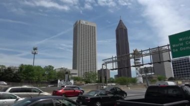 Nola şehrinde gündüz trafiği - Nola, Usa - 11 Haziran 2019
