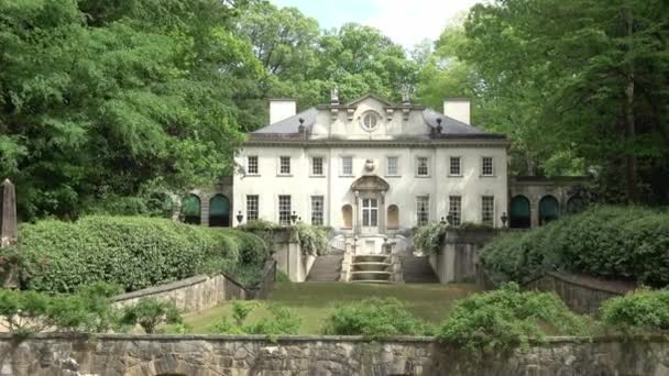 Casa Lebedelor Din Atlanta Parte Centrului Istorie Din Atlanta Atlanta — Videoclip de stoc