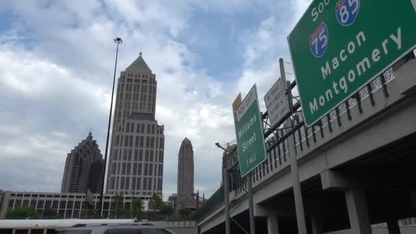 Panorama Imágenes Aéreas Ciudad Atlanta Atlanta Estados Unidos Junio 2019 — Vídeos de Stock