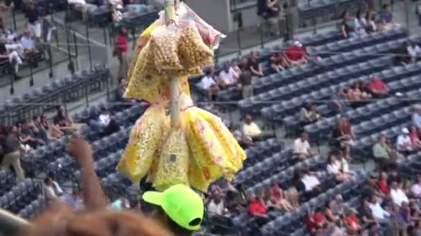 Crowded Turner Field Baseball Stadium Atlanta United States June 2016 — Stock Video