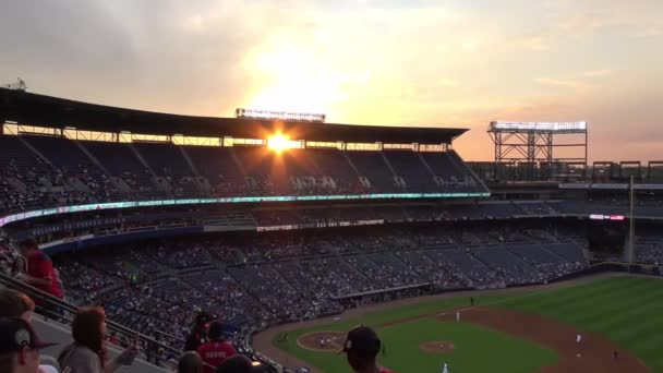 Turner Field Baseball Stadium Atlanta Stati Uniti Giugno 2016 — Video Stock