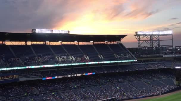 Turner Field Baseball Stadium Atlanta Stati Uniti Giugno 2016 — Video Stock