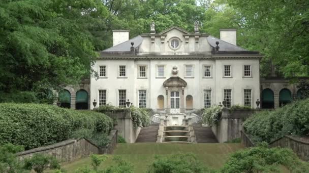 Swan House Atlanta Parte Del Centro Storico Atlanta Atlanta Georgia — Video Stock