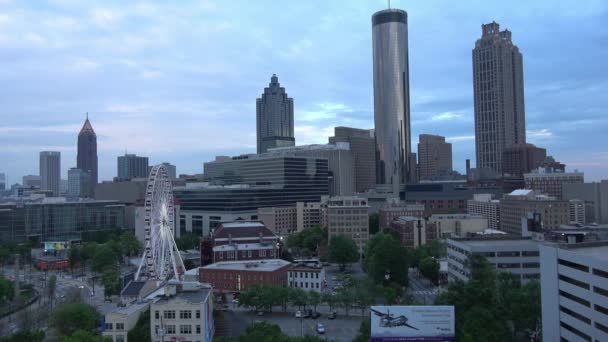 Atlanta City Nin Hava Görüntüsü Atlanta Usa Haziran 2019 — Stok video