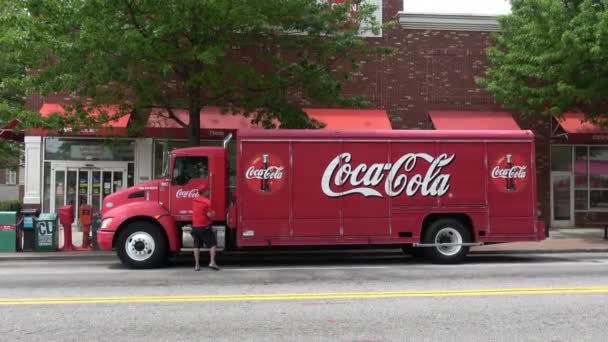 亚特兰大旧可口可乐卡车 Atlanta Georgia April 2016 — 图库视频影像