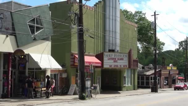 Imágenes Aéreas Del Tráfico Durante Día Atlanta City Atlanta Estados — Vídeo de stock