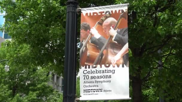 Συμφωνική Ορχήστρα Ατλάντα Γιορτάζει Εποχές Atlanta Georgia Απριλίου 2016 — Αρχείο Βίντεο