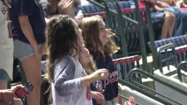 Turner Field Beyzbol Stadyumu Atlanta Birleşik Devletler Haziran 2016 — Stok video