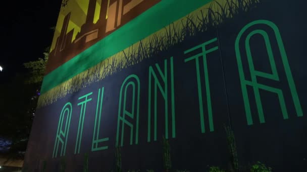 Атланта Пише Стіні Glenn Hotel Atlanta Georgia April 2016 — стокове відео