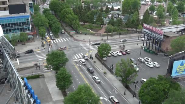 亚特兰大市 亚特兰大市 2019年6月11日的每日交通监控录像 — 图库视频影像