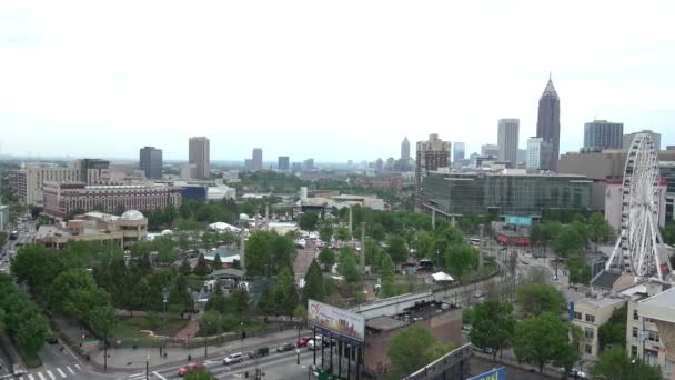 Tageszeit Aufnahmen Des Verkehrs Atlanta City Atlanta Usa Juni 2019 — Stockvideo