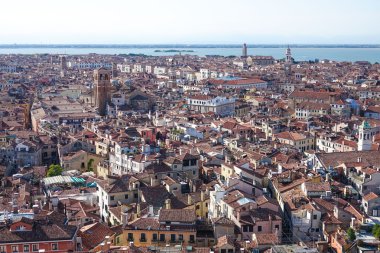 Venedik'in üzerinde şaşırtıcı havadan görünümü