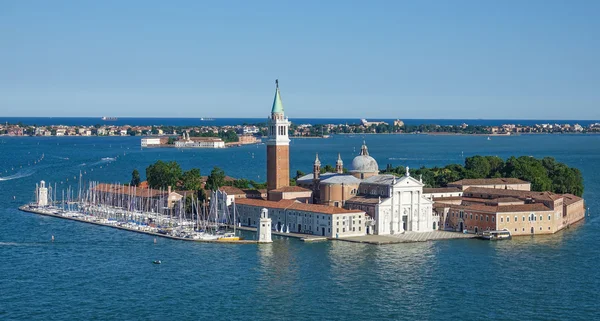 Vista aérea sobre São Giorgio em Veneza — Fotografia de Stock