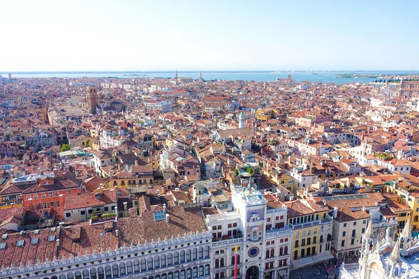 Vista aérea incrível sobre a cidade de Veneza — Fotografia de Stock