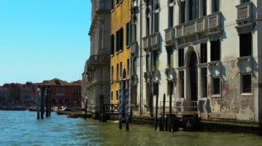 Campanile Kulesi ve Doges Sarayı'nda St. Marks Meydanı Venedik İtalya