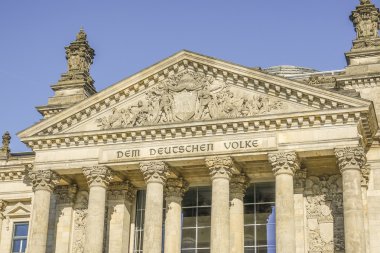 Federal hükümet ofis - Dem deutschen Volke - Federal Meclisi