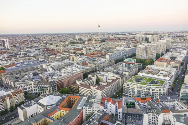 Εναέρια θέα πάνω από την πόλη του Βερολίνου Γερμανίας — Φωτογραφία Αρχείου