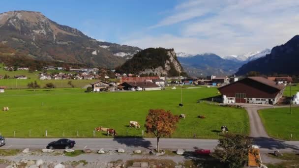 スイスのブリエンツ市 — ストック動画
