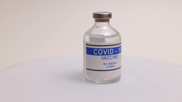 Εµβόλιο Corona Covid- 19 για ένεση — Αρχείο Βίντεο