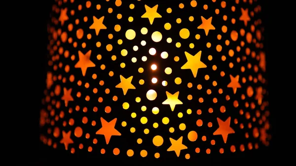 크리스 마스의 배경에 촛불과 별이 있다 — 스톡 사진