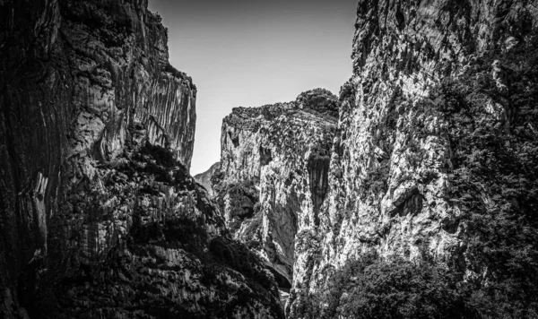 Fantastisk natur Verdon Canyon i Frankrike — Stockfoto