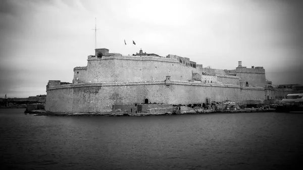 Fort St Angelo Valletta három városában - MALTA, MALTA - MÁRCIUS 5, 2020 — Stock Fotó
