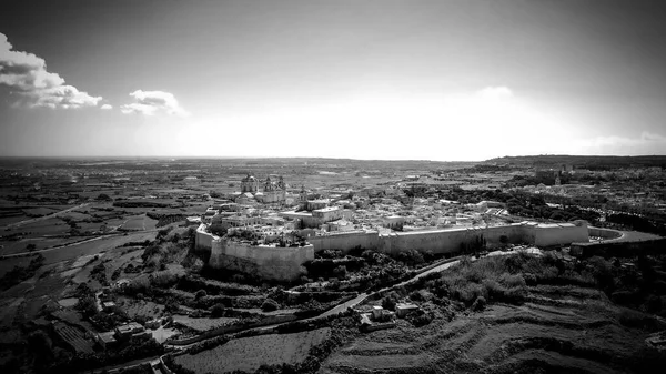 Середньовічне село Мдіна - колишня столиця Мальти. — стокове фото