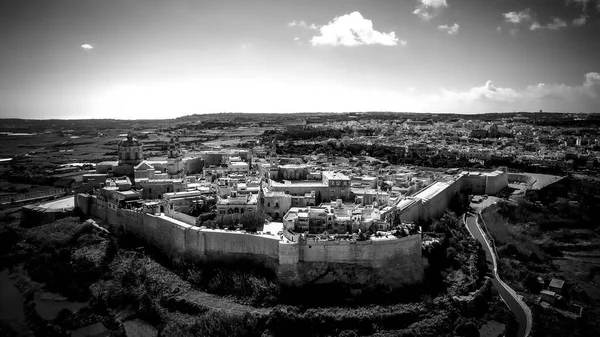 Знамените середньовічне село на горі Медіна на Мальті. — стокове фото