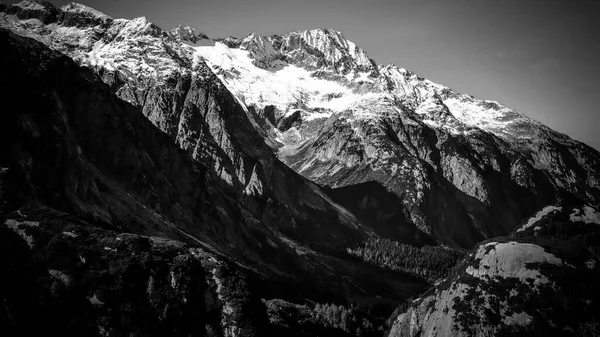 The amazing landscape of the Swiss Alps in Switzerland