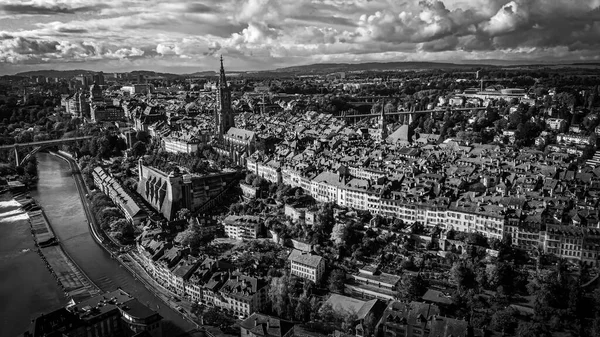 Vista aérea de la ciudad de Berna, la capital de Sul — Foto de Stock