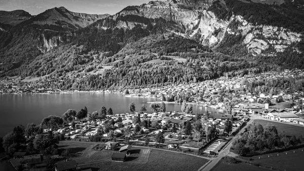 Πόλη του Brienz στην Ελβετία από ψηλά — Φωτογραφία Αρχείου