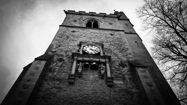 Tour Carfax à Édimbourg en noir et blanc — Photo