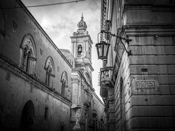 Piękna Mdina - dawna stolica Malty — Zdjęcie stockowe