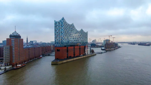 Cidade de Hamburgo de cima — Fotografia de Stock