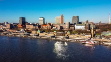 Yukarıdan Hamburg şehri